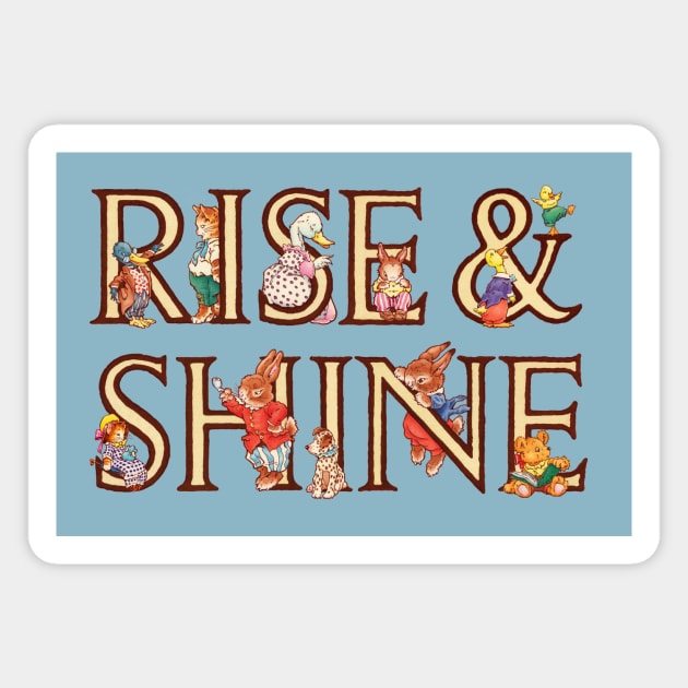 Rise & Shine Magnet by PLAYDIGITAL2020